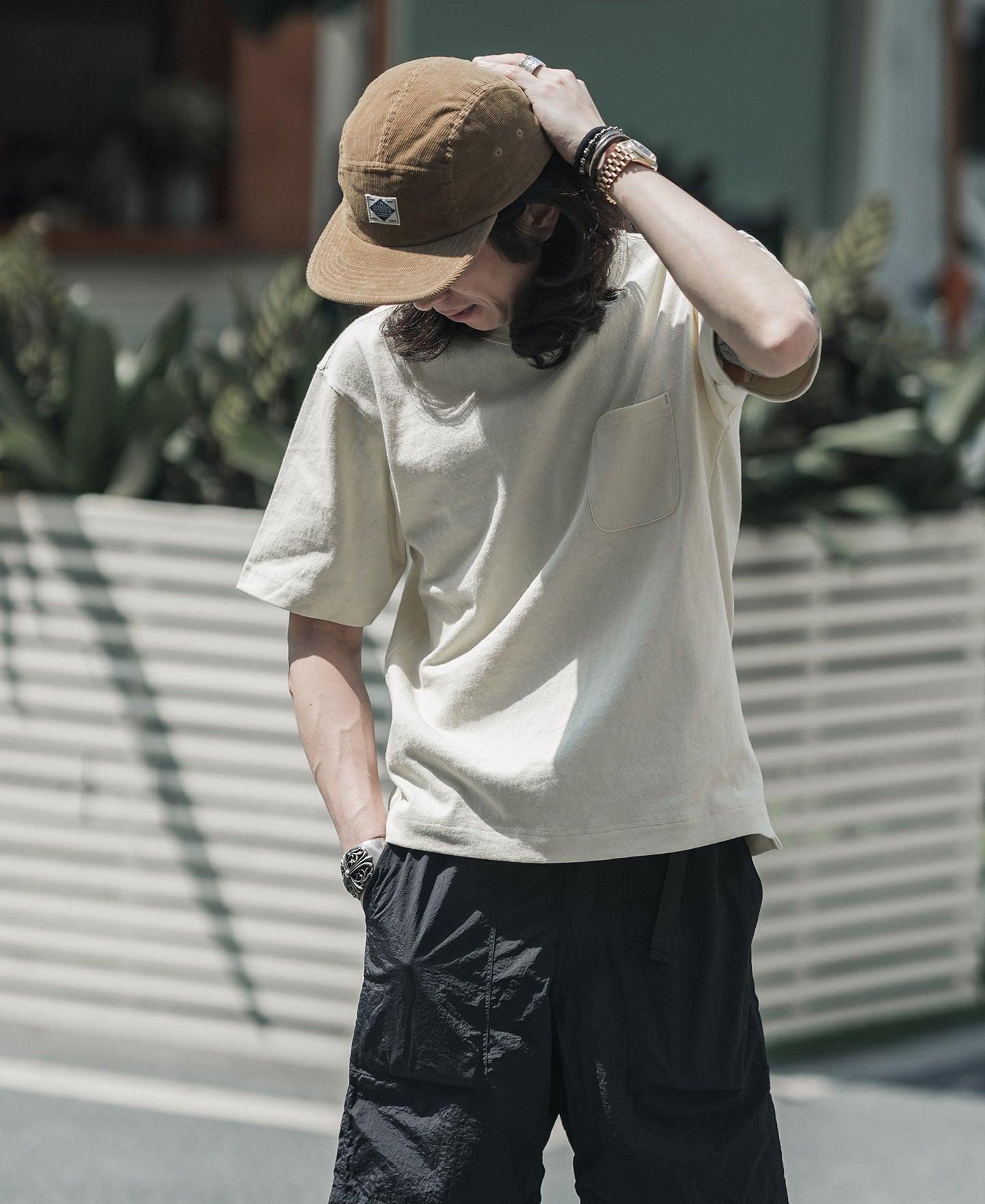 12.5 oz Corduroy 5 Panel Cap - Khaki Product Image