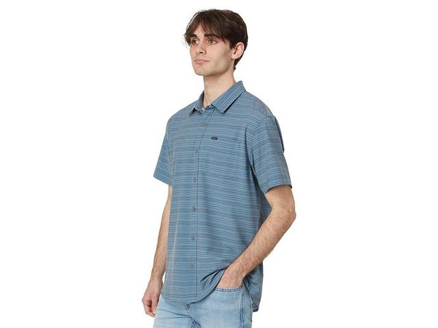 O'Neill Trvlr Upf Traverse Stripe Std (Grey) Men's Clothing Product Image