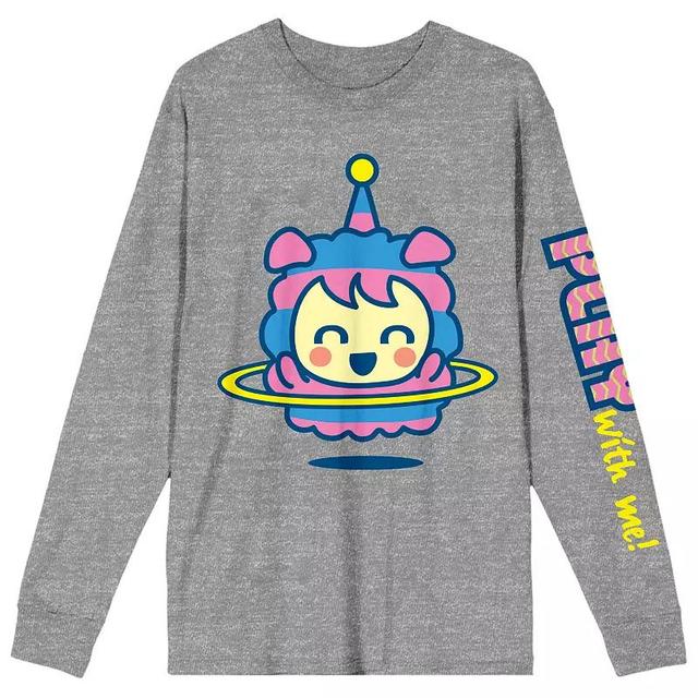 Juniors Tamagotchi Sheep Play With Me Long Sleeve Graphic Tee, Womens Product Image