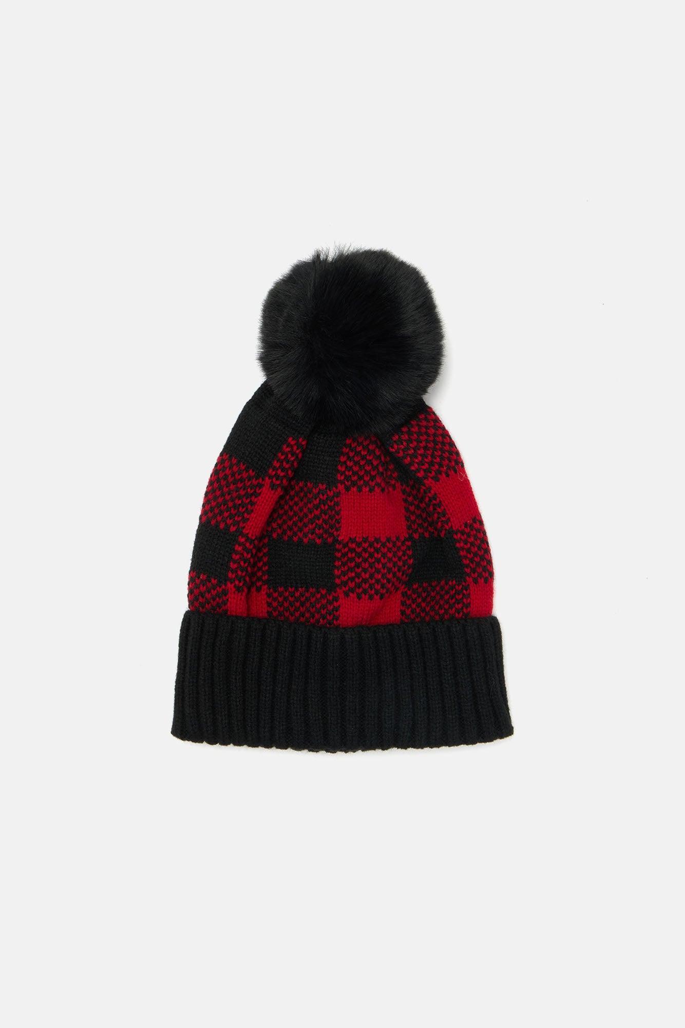 Next Level Babe Beanie - Red/combo Product Image