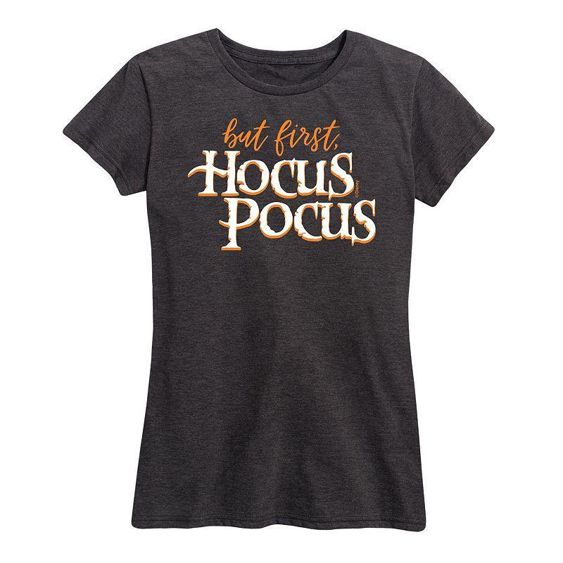 Disneys Hocus Pocus Womens But First Hocus Pocus Graphic Tee, Girls Product Image