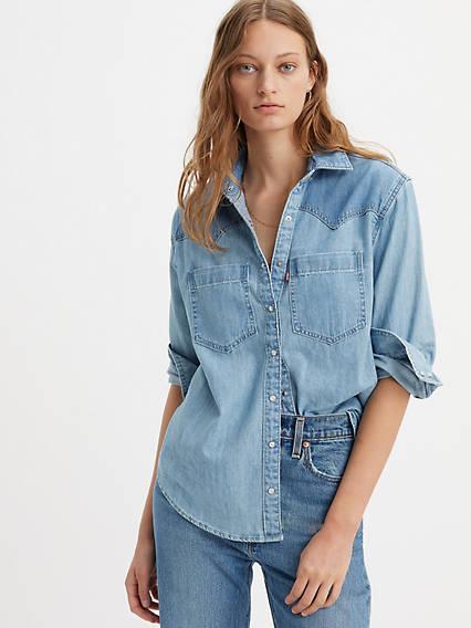 Levi's Western Shirt Chambray - Women's Product Image