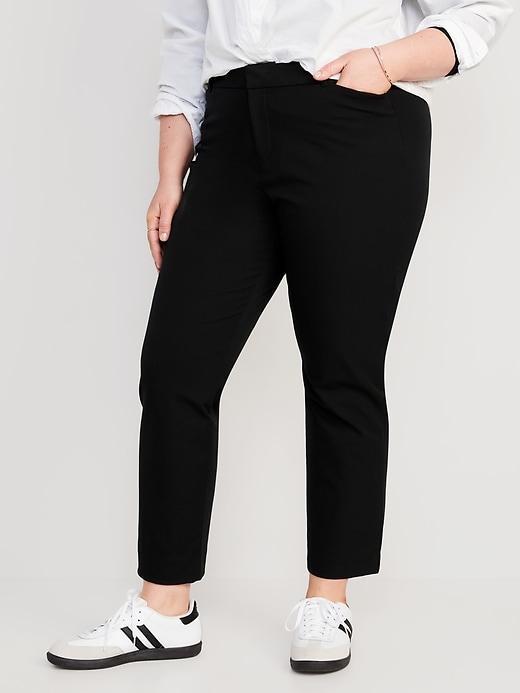 High-Waisted Pixie Straight Pants Product Image