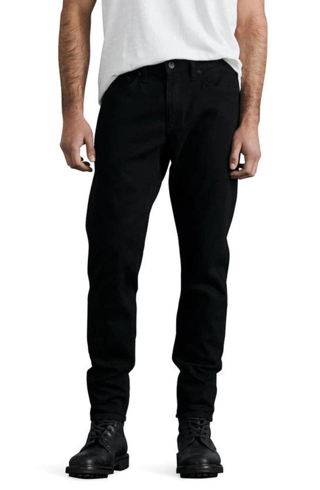 RAG & BONE Fit 3 Authentic Stretch Athletic Fit Jeans In Black Product Image