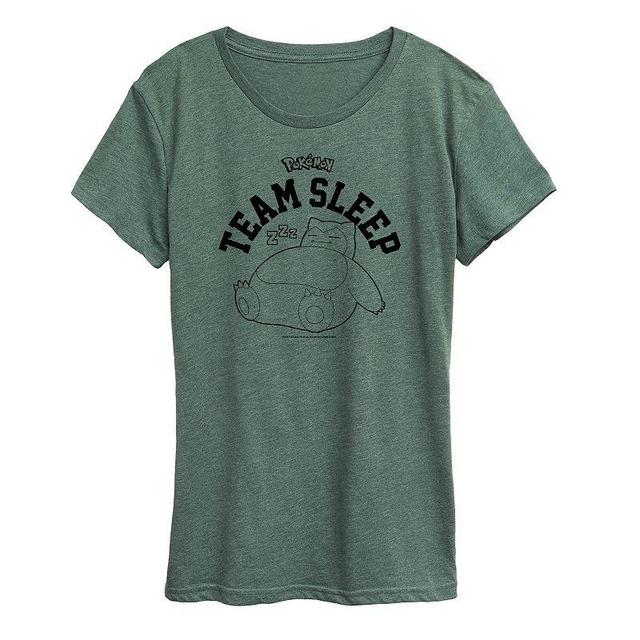 Plus Pokemon SnorlaGraphic Tee Team Sleep Graphic Tee, Womens Product Image