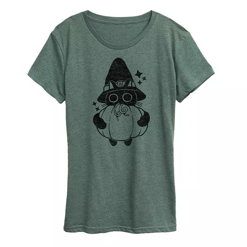 Womens Grandma Life Graphic Tee Grey Green Product Image