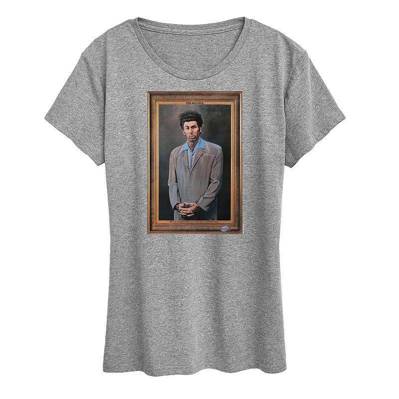 Womens Seinfeld Kramer Portrait Graphic Tee, Girls Blue product image