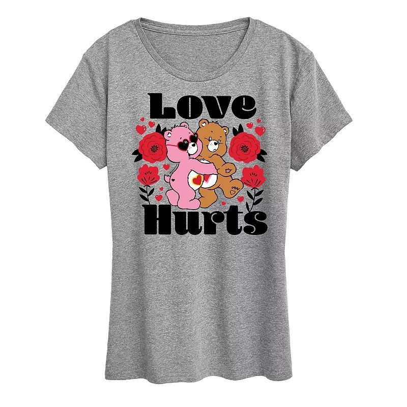 Womens Care Bears Love Hurts Graphic Tee Product Image