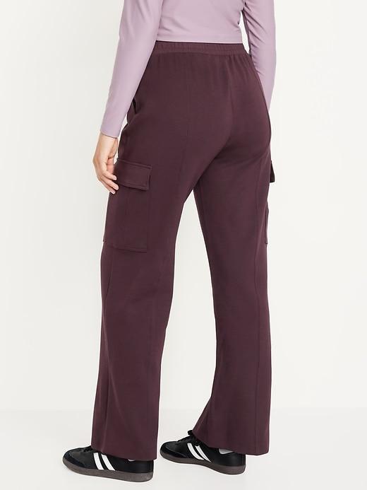 High-Waisted Dynamic Fleece Cargo Pants Product Image