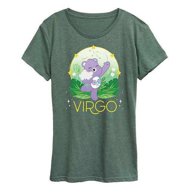 Womens Care Bears Virgo Graphic Tee Grey Product Image