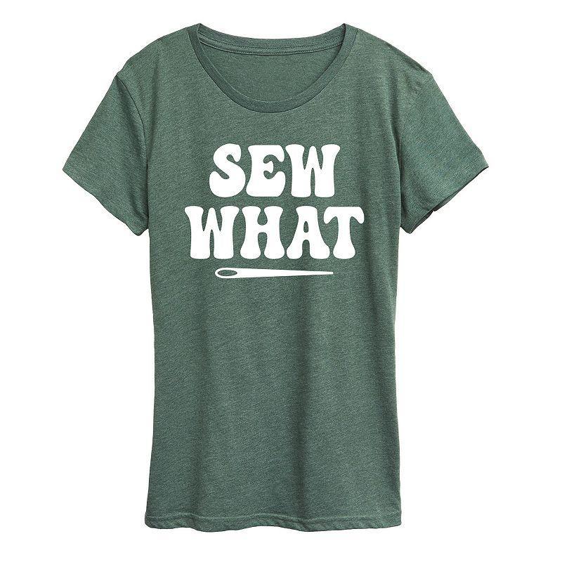 Womens Sew What Graphic Tee Product Image