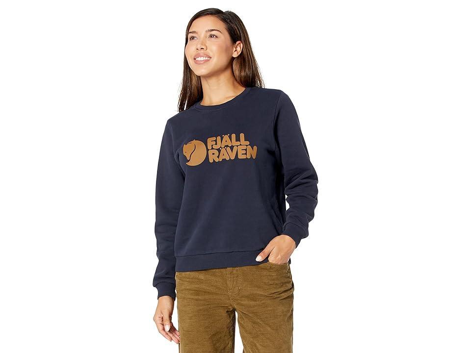 Fjallraven Fjallraven Logo Sweater (Dark ) Women's Clothing Product Image