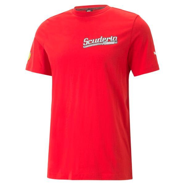 PUMA Scuderia Ferrari Men's Graphic T-Shirt in Red Product Image