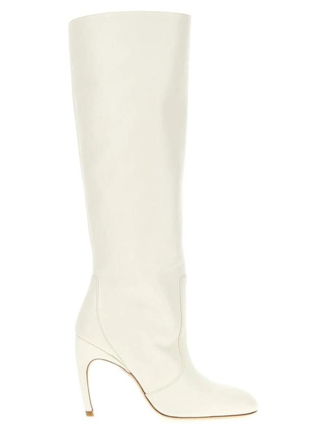 Lux Curl Boots Boots, Ankle Boots White Product Image