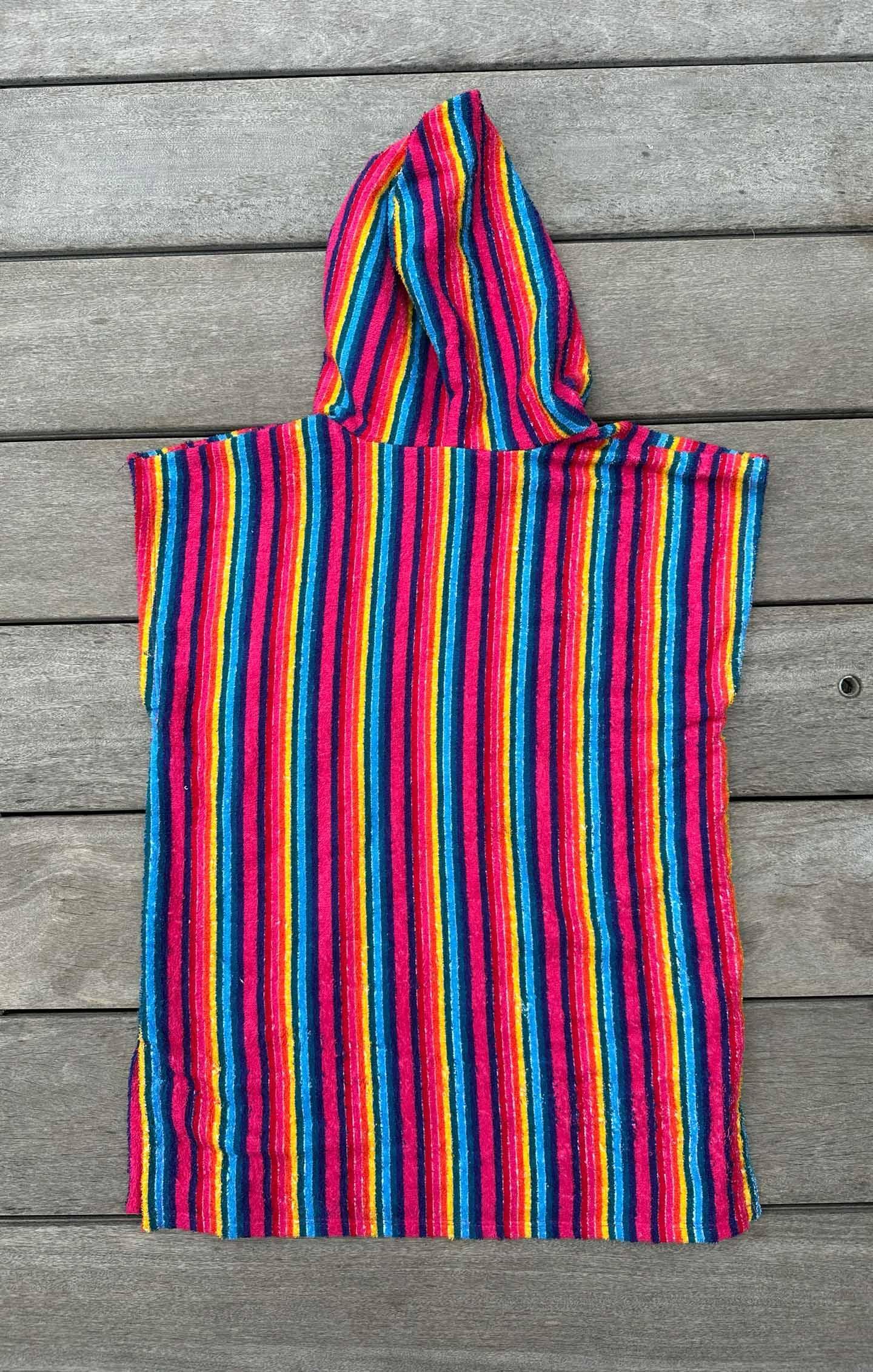 Terry Poncho ~ Stripe Up Your Life Product Image