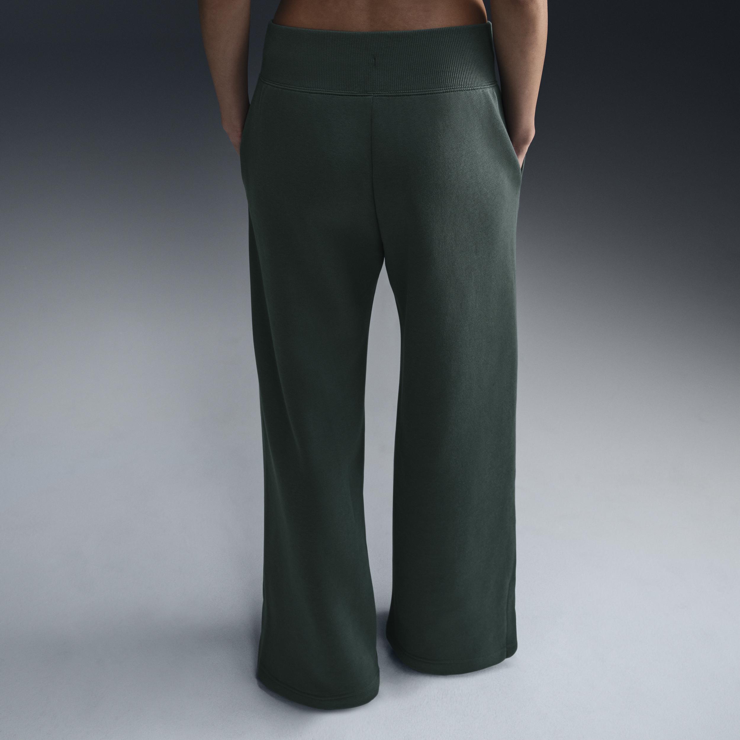 Womens Nike Sportswear Phoenix Fleece High-Waisted Wide-Leg Sweatpants Product Image