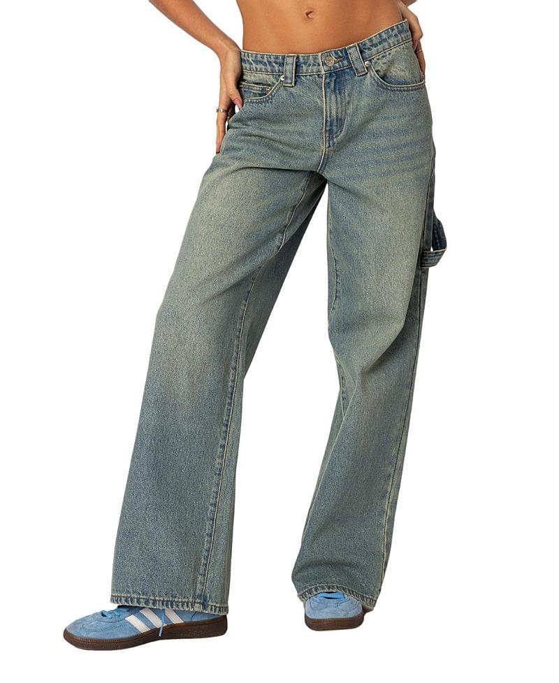 EDIKTED Wide Leg Carpenter Jeans Product Image