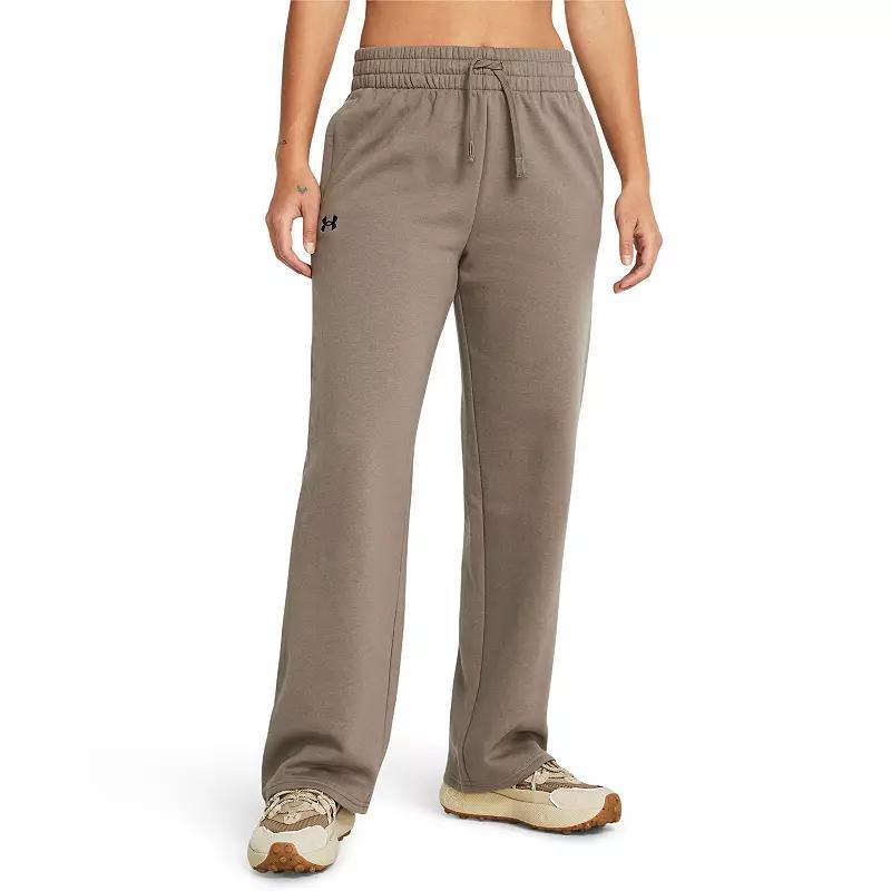 Womens Under Armour Rival Fleece Straight Leg Pants Product Image