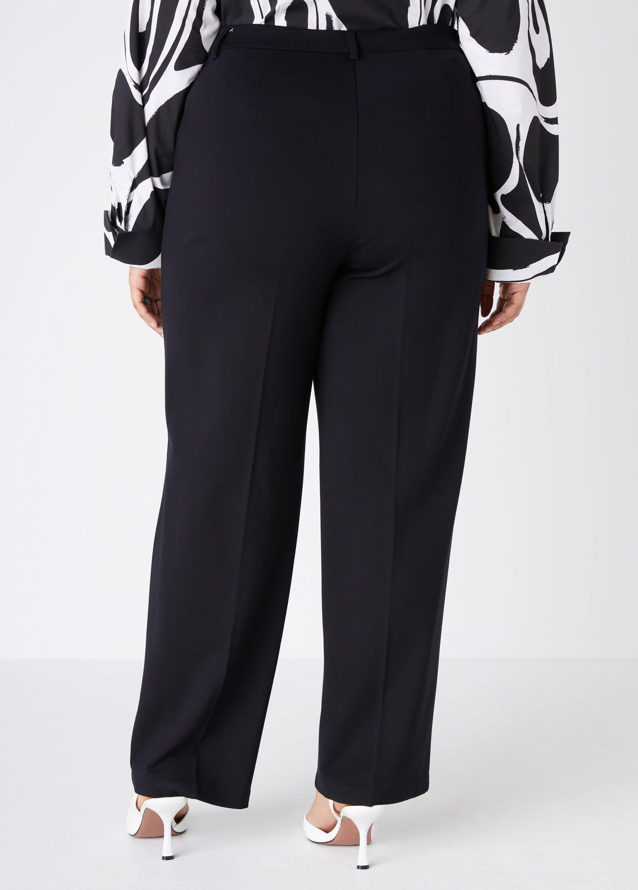 High Rise Ponte Trousers Product Image