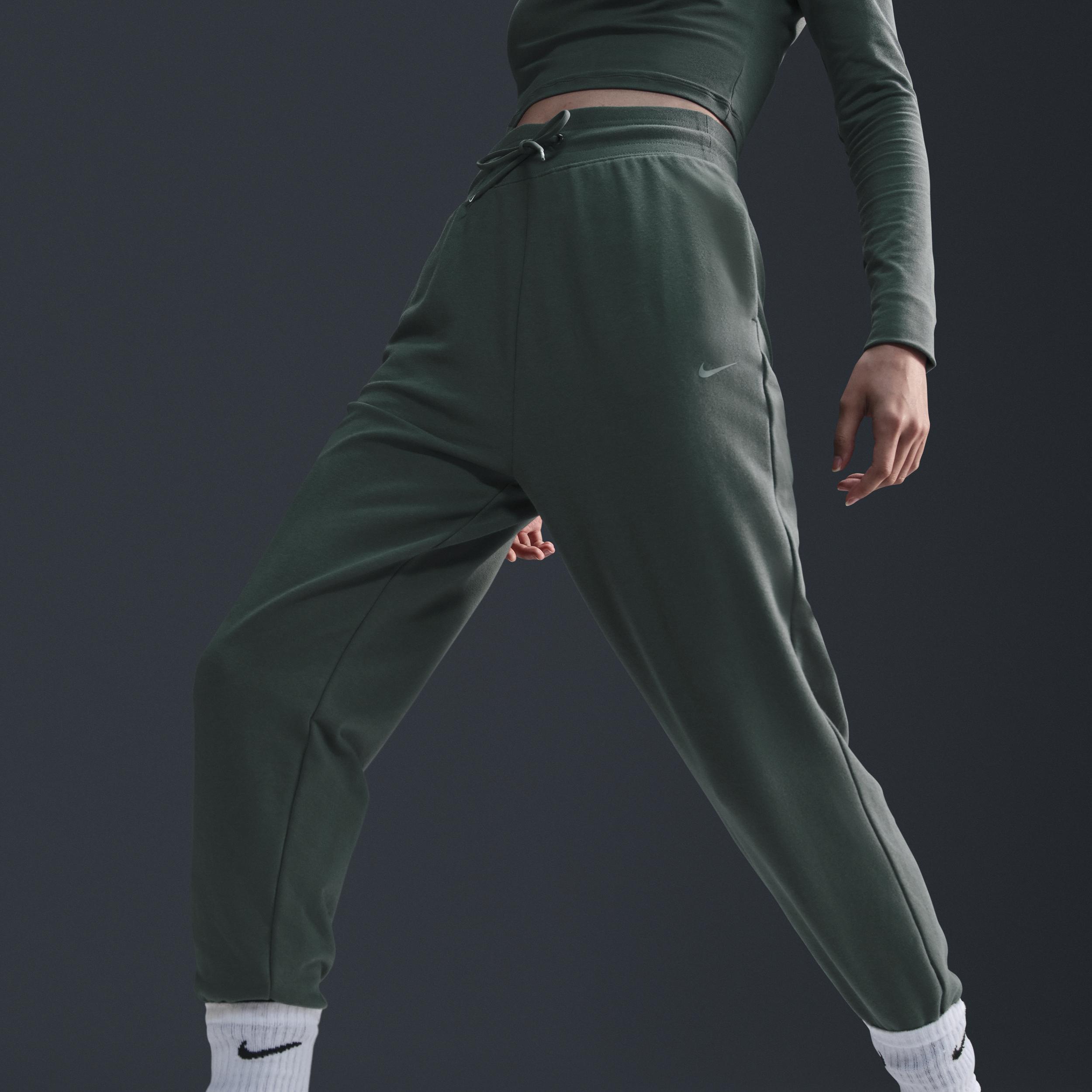 Nike Women's Dri-FIT One High-Waisted 7/8 French Terry Jogger Pants Product Image