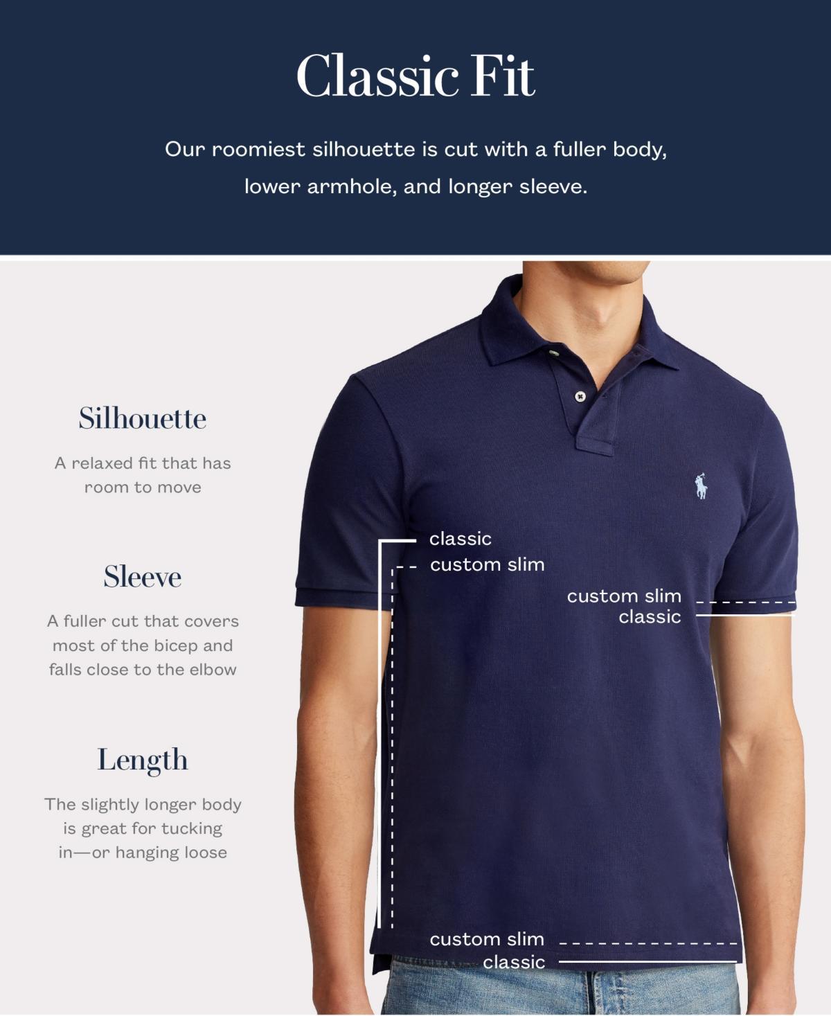 Mens Classic-Fit Cotton Polo Shirt Product Image