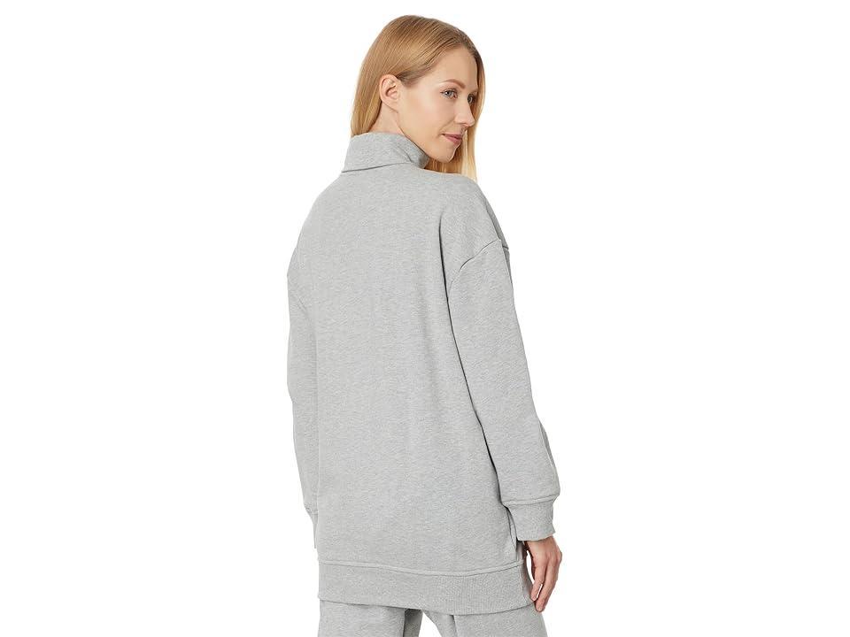 adidas by Stella McCartney adidas by Stella McCartney Highneck Sweatshirt IW6336 (Grey) Women's Sweatshirt Product Image