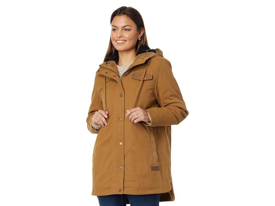 Pendleton Maria Corduroy Trim Canvas Parka Product Image