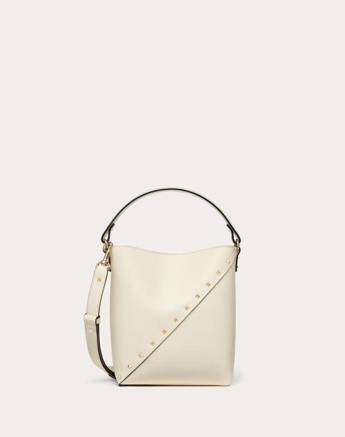 VALENTINO GARAVANI VALENTINO GARAVANI ROCKSTUD WISPY CALFSKIN BUCKET BAG Product Image