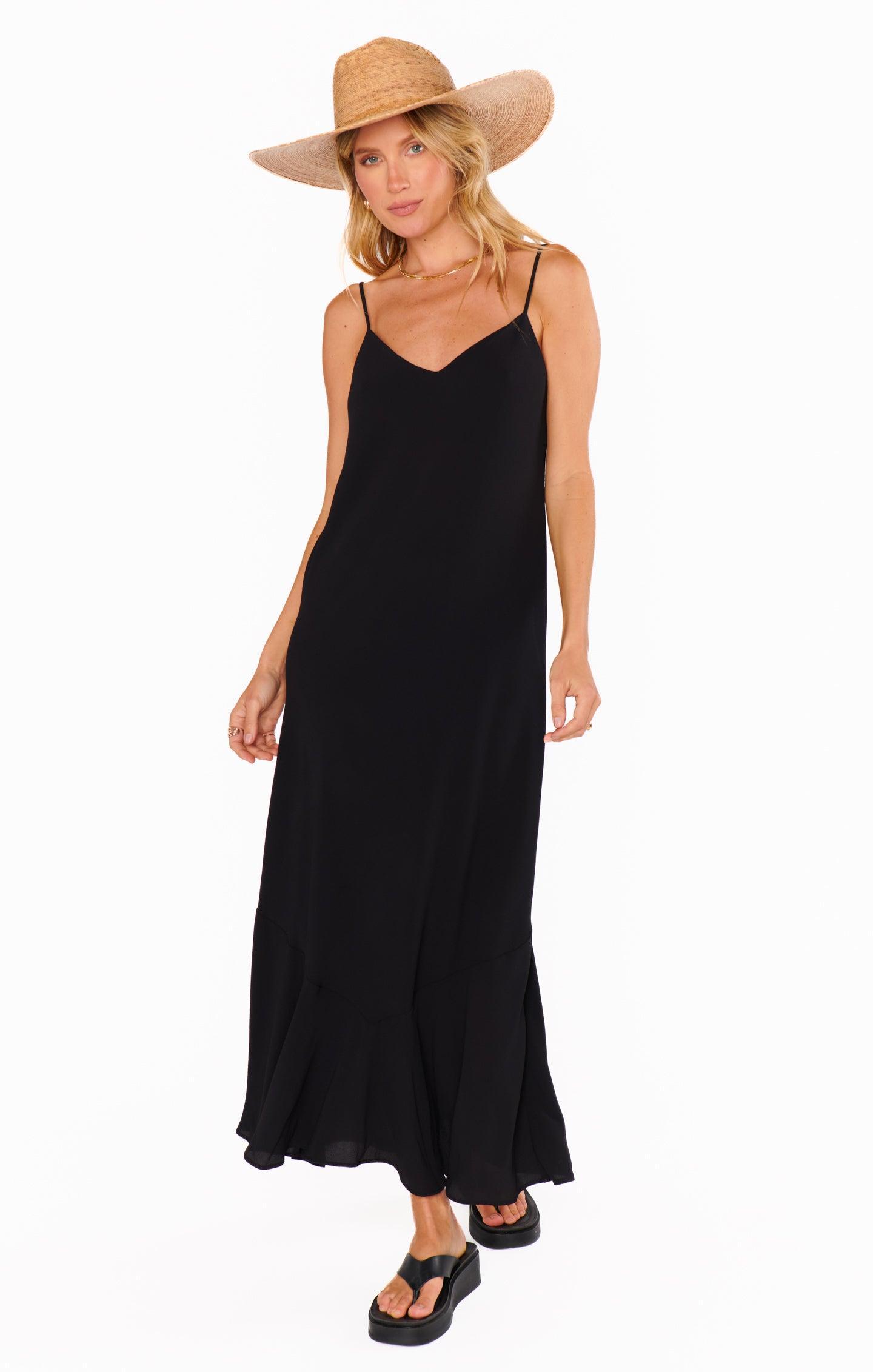 Uptown Slip Dress ~ Black Product Image