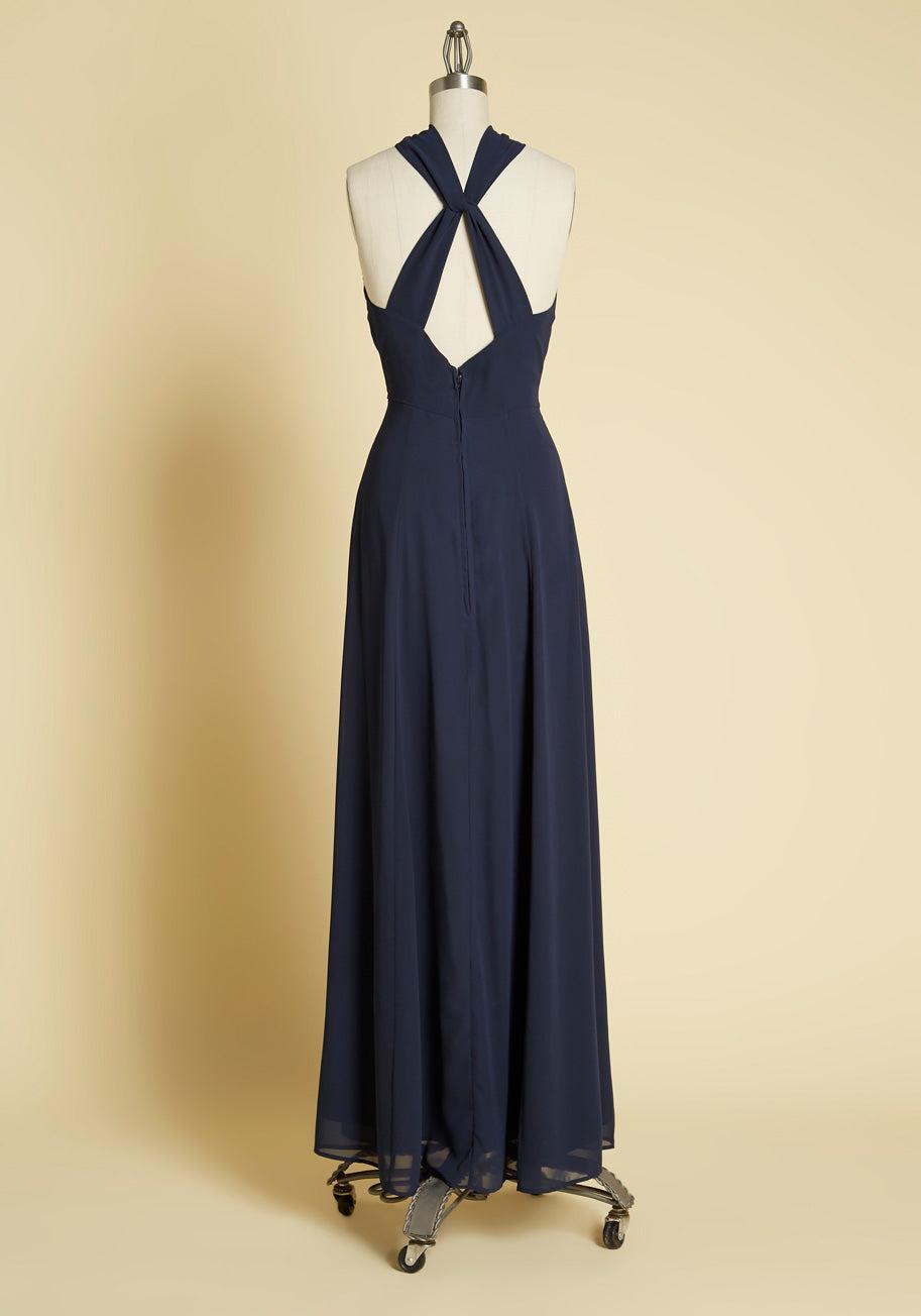 Twist of Elate Maxi Dress Product Image