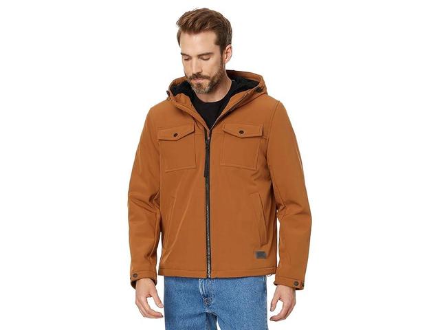 Levi's(r) Two Pocket Softshell Hoody Men's Coat Product Image