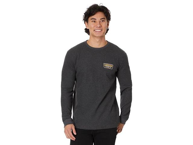 Quiksilver Adrenaline Spike Long Sleeve Thermal (Charcoal Heather) Men's Clothing Product Image