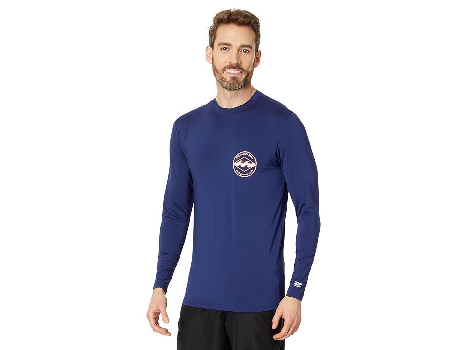 Billabong Rotor Diamond Loose Fit Long Sleeve Rashguard Men's Swimwear Product Image