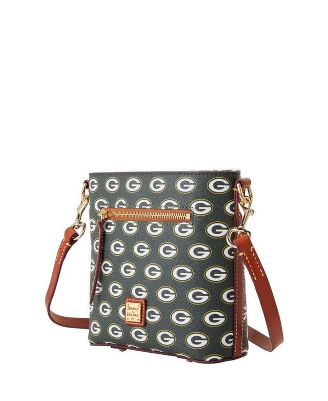 Womens Dooney & Bourke Green Bay Packers Signature Small Zip Crossbody Purse Product Image