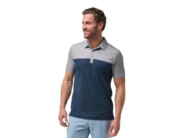 TravisMathew Coastline Cruiser (Heather Medium Grey) Men's Short Sleeve Knit Product Image