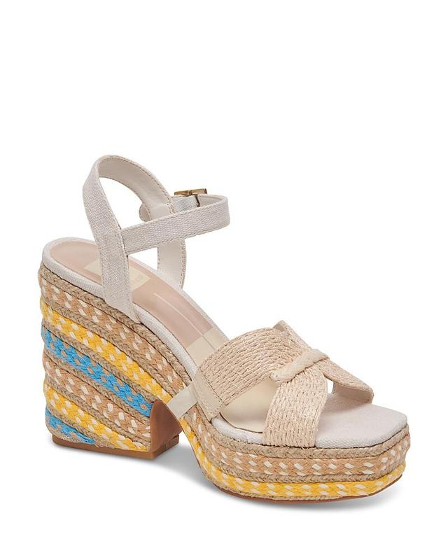 Dolce Vita Womens Cale Ankle Strap Espadrille Platform Sandals Product Image