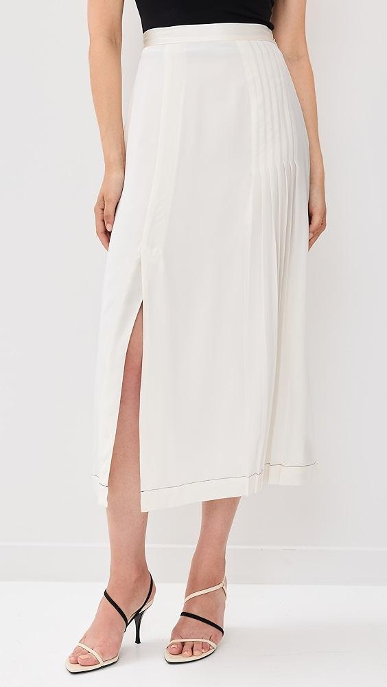 La Ligne Pleat Midi Skirt | Shopbop Product Image