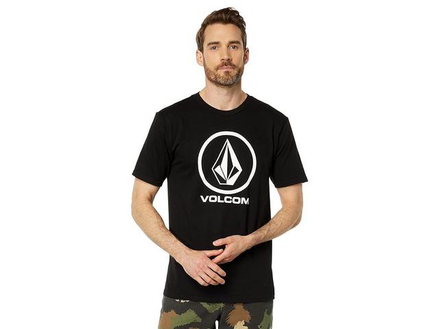 Volcom Crisp Stone Short Sleeve Tee (Black 2) Men's T Shirt Product Image