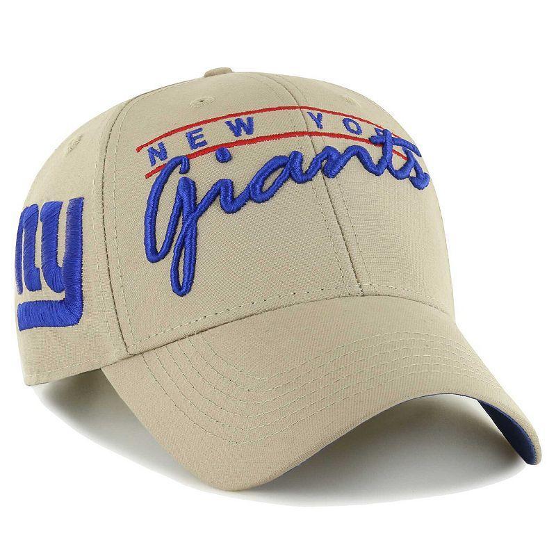 Mens 47 Khaki New York Giants Atwood MVP Adjustable Hat Product Image