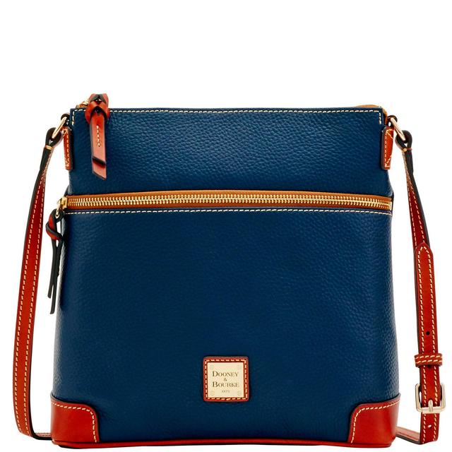 Dooney & Bourke Womens Pebble Grain Crossbody Leather Shoulder Bag in Red Product Image