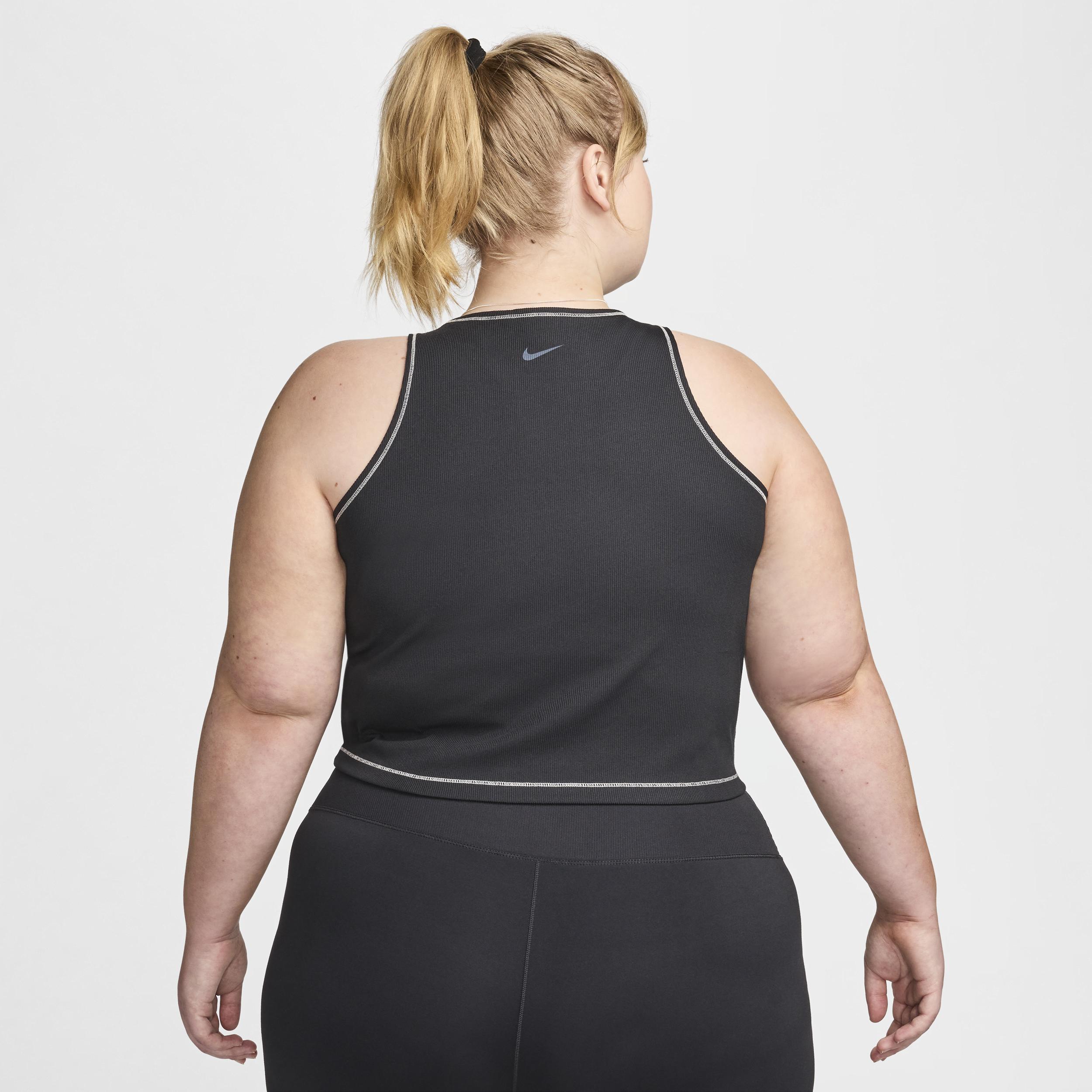 Nike Women's One Fitted Dri-FIT Ribbed Tank Top (Plus Size) Product Image