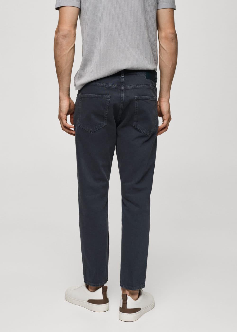 MANGO MAN - Ben cotton tappered-fit jeans night blueMen Product Image