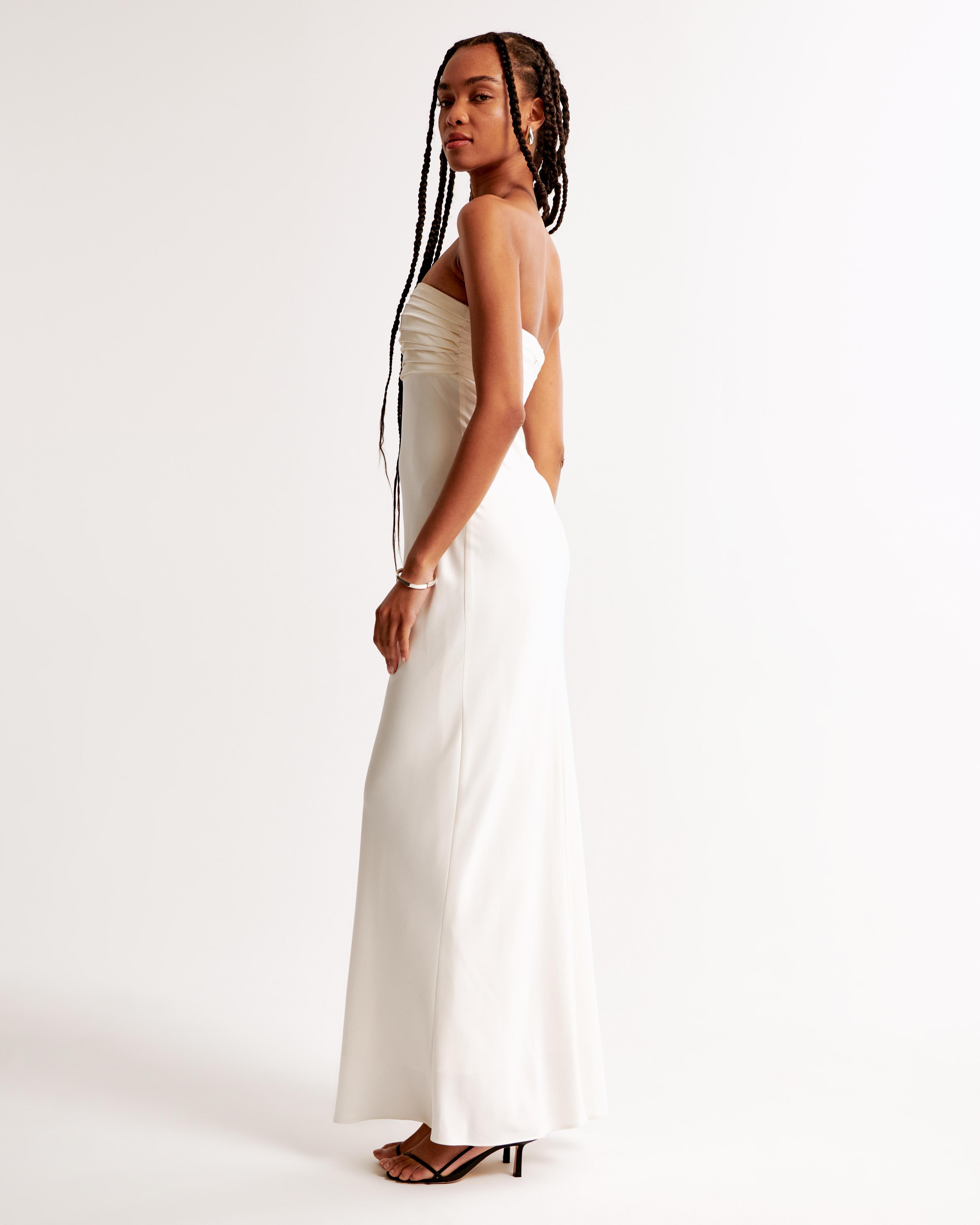 The A&F Emerson Strapless Slim Maxi Dress Product Image