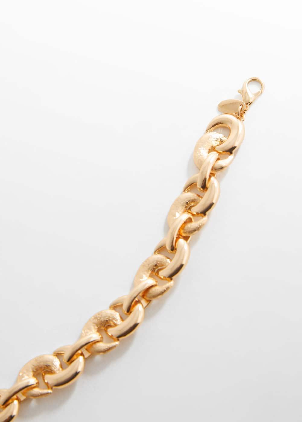 MANGO - Interwoven hoops necklace gold - One size - Women Product Image