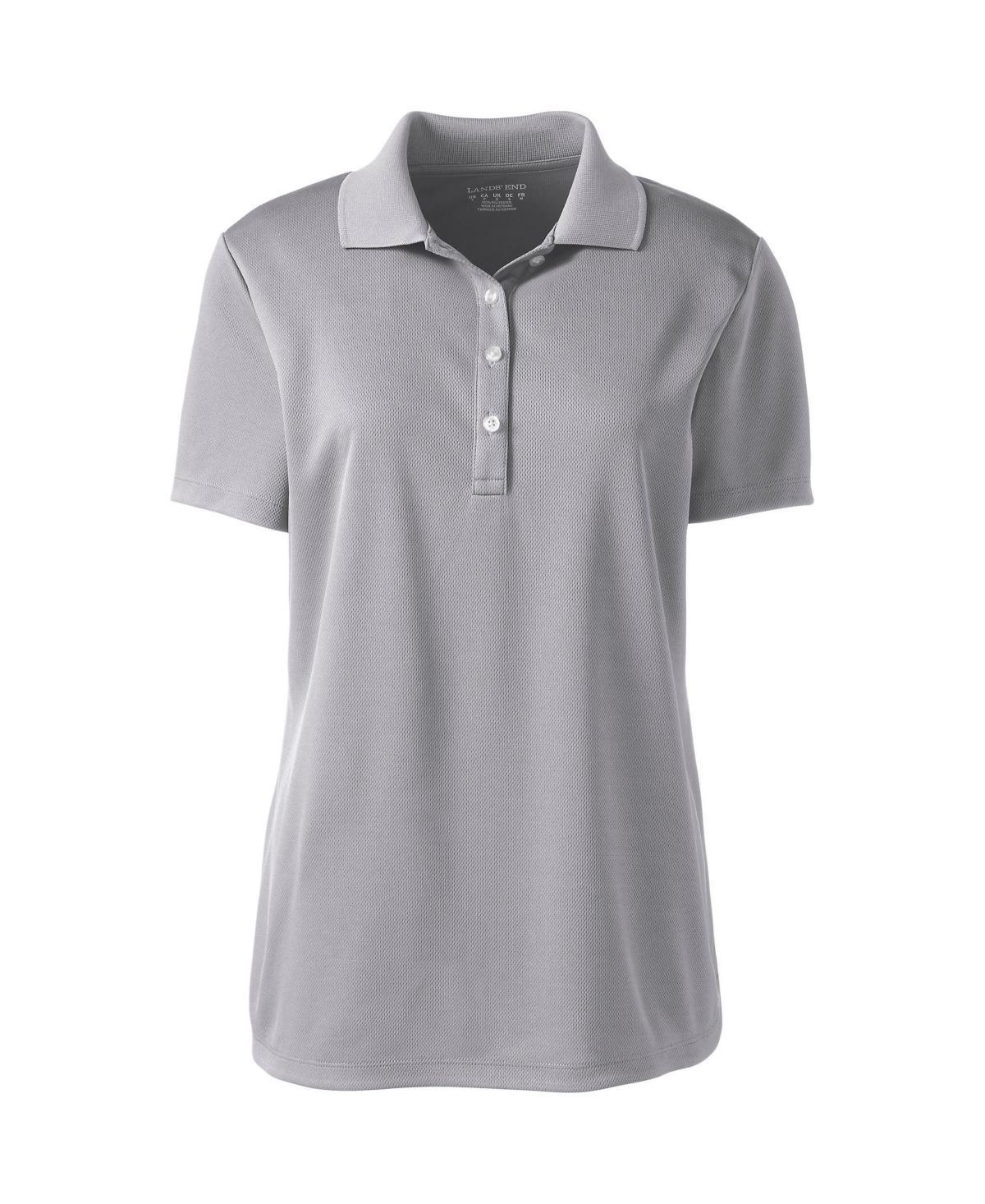 Lands End Womens Short Sleeve Solid Active Polo Product Image