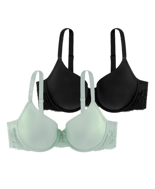 Dorina Womens Adele 2 Piece Light Padded Comfort Fit Bras, D17165A - Blue Product Image