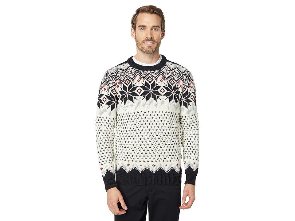 Dale of Norway Vegard Sweater Off-White/Red Rose) Men's Clothing Product Image