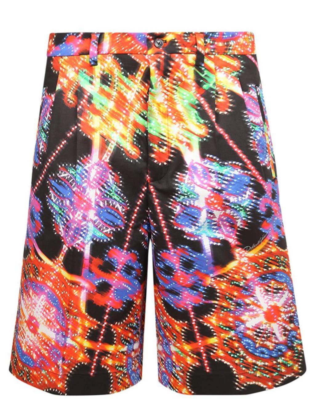 Printed Shorts In Multi Product Image