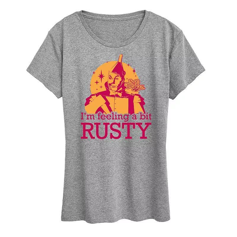 Womens The Wizard Of Oz A Bit Rusty Graphic Tee Product Image