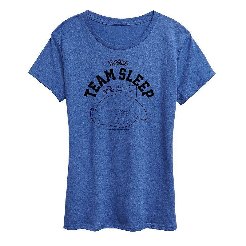 Plus Pokemon SnorlaGraphic Tee Team Sleep Graphic Tee, Womens Product Image